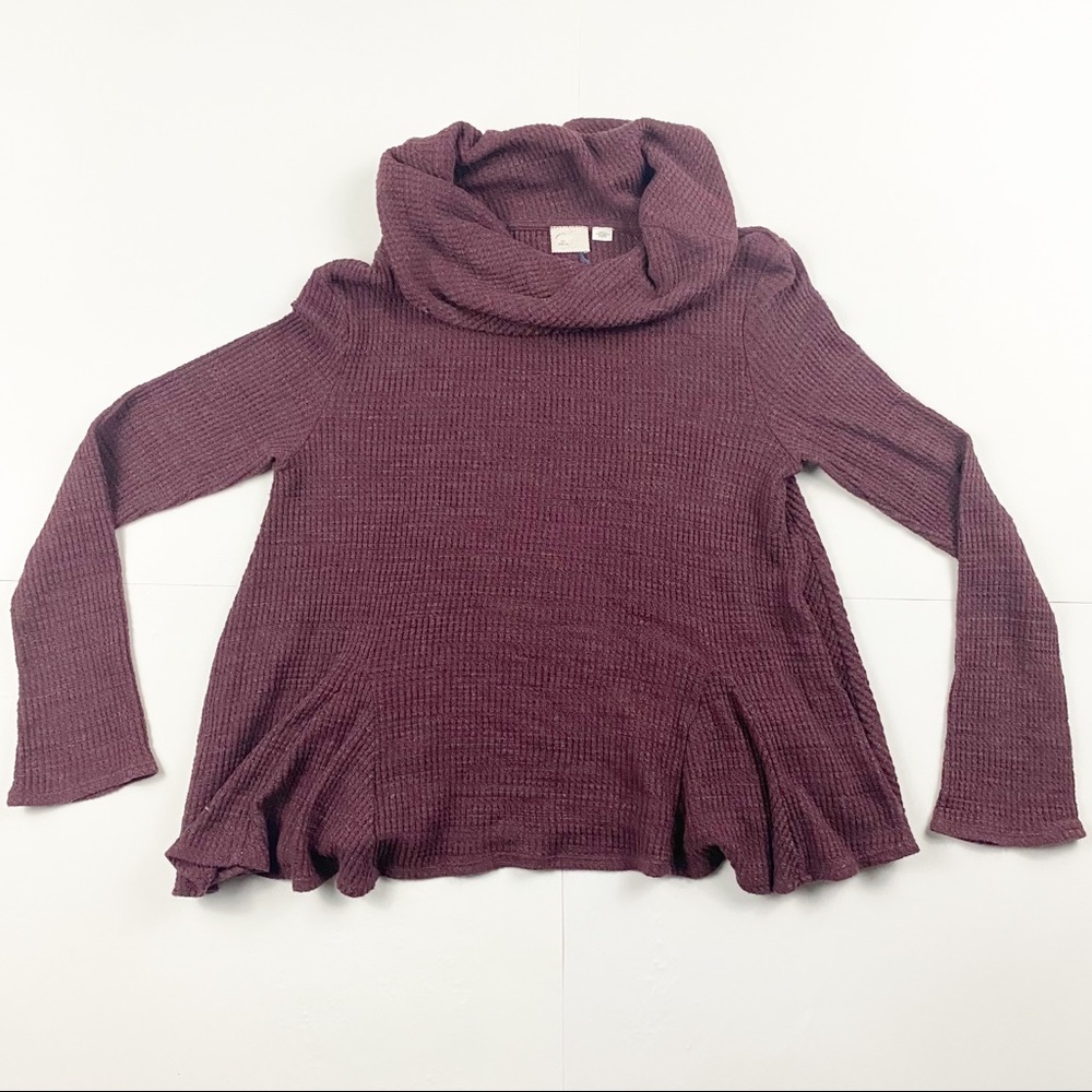 Anthro Postmark Cowl Neck Top Size‎ Medium